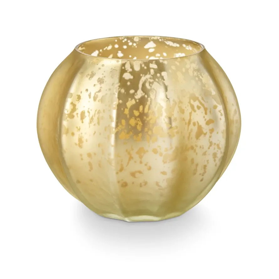 Leaves &amp; Acorns Mercury Pumpkin Candle