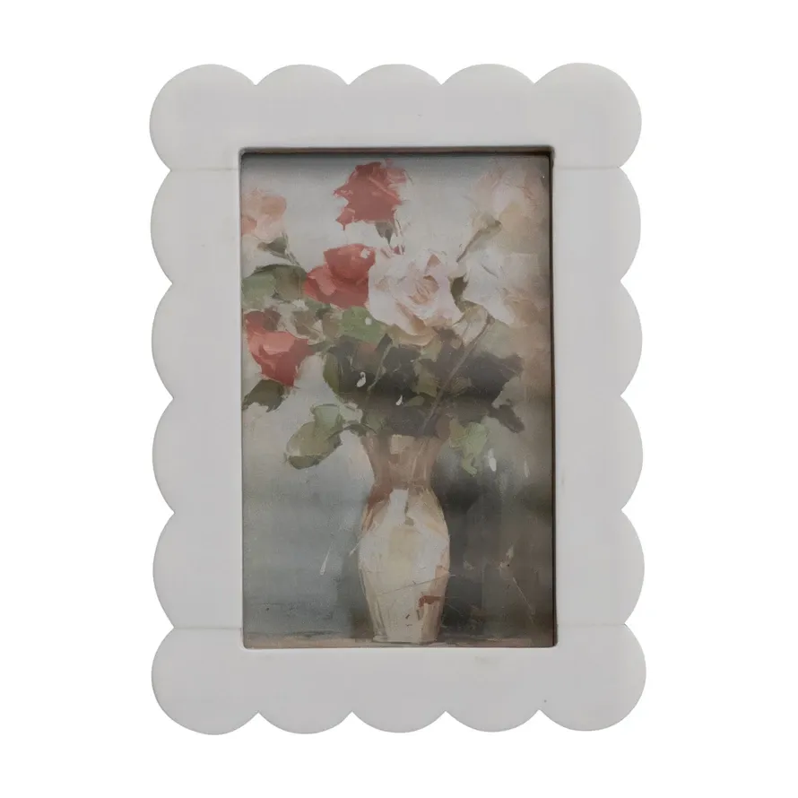 Scalloped Photo Frame - 4&quot; x 6&quot;