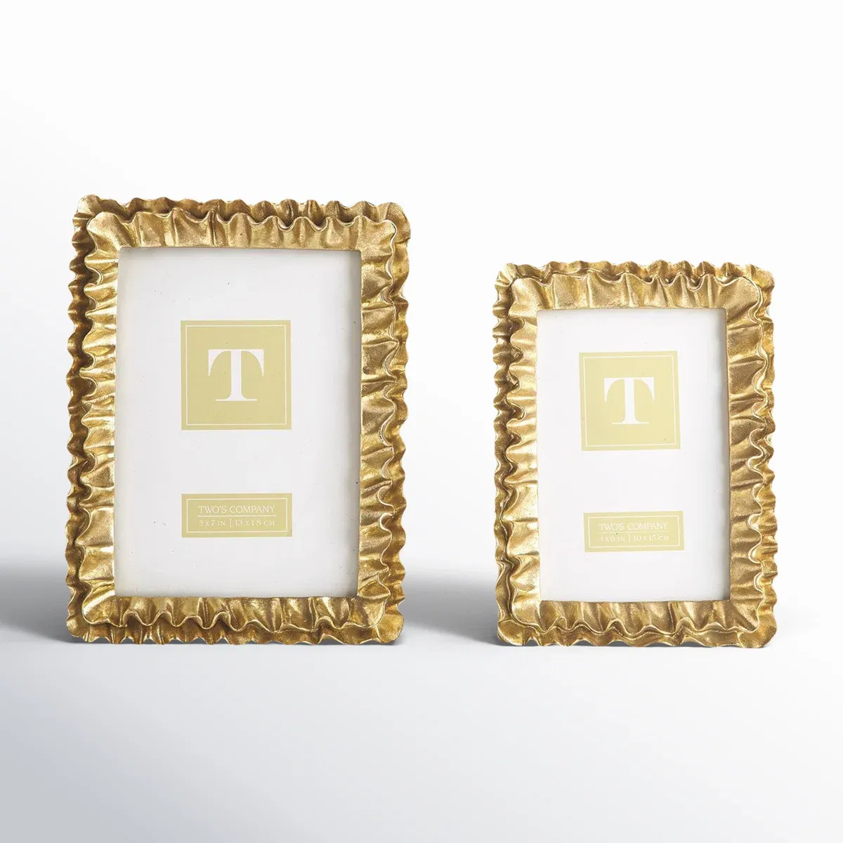 Gold Ruffles Frames