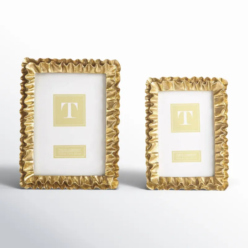 Gold Ruffles Frames