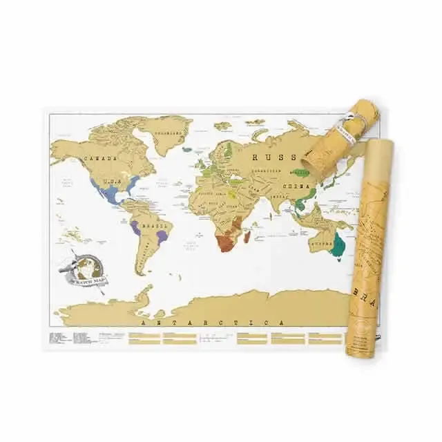 Classic Scratch Map
