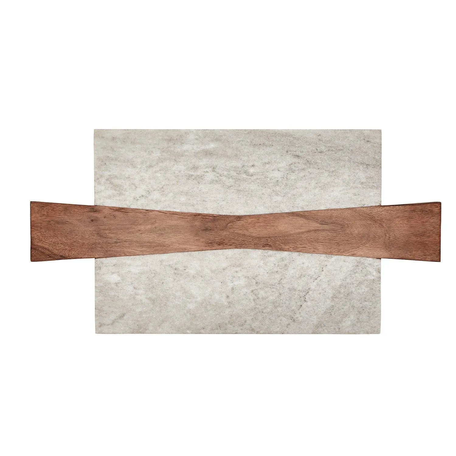 Perfectly Polished Marble Charcuterie w/ Acacia Wood