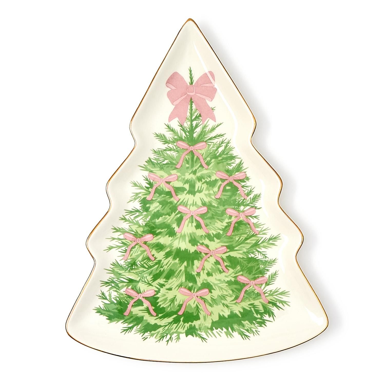 Bow-tiful Trees Christmas Tree Plate