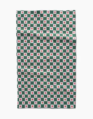 Jolly Grid Tea Towel