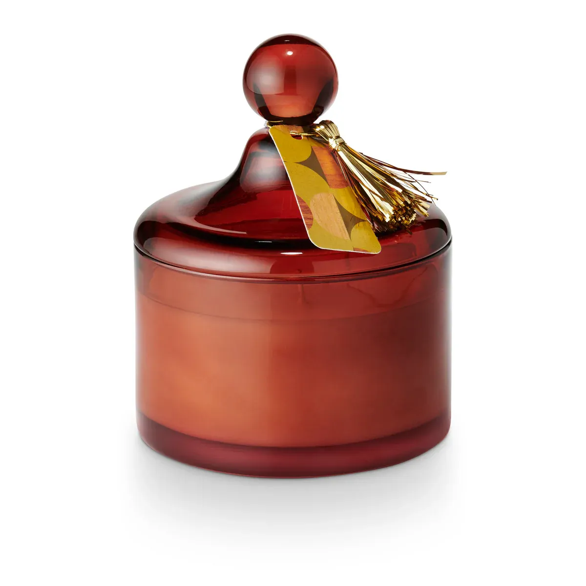 Brandied Pear Memory Lane Lidded  Glass Candle