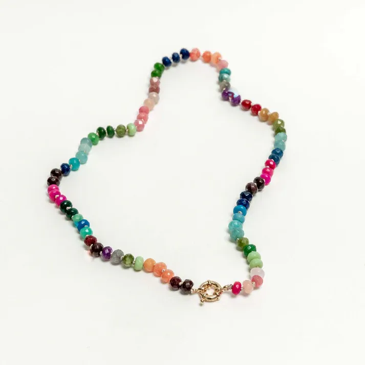 Clearwater Beaded Necklace - Colorful