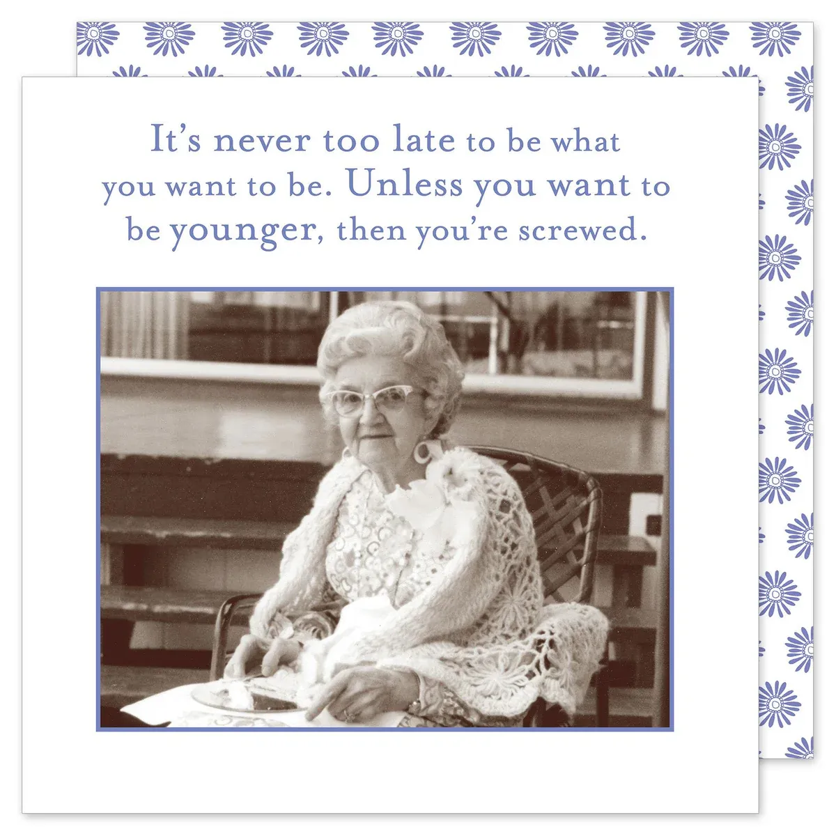 Cocktail Napkin - Never Too Late