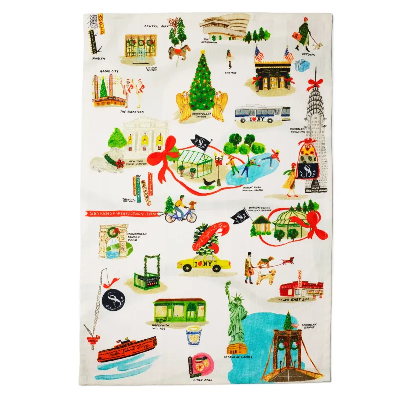 Holiday in New York - Tea Towel