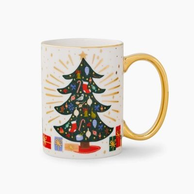 Holiday Tree Porcelain Mug