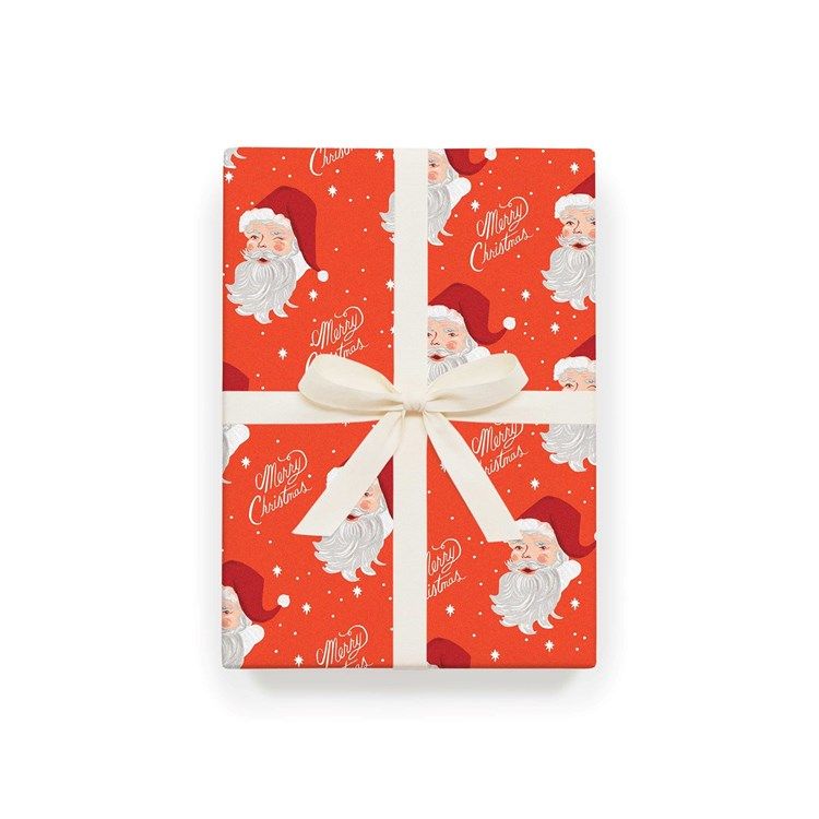 Santa Wrapping Sheet (Roll of 3)