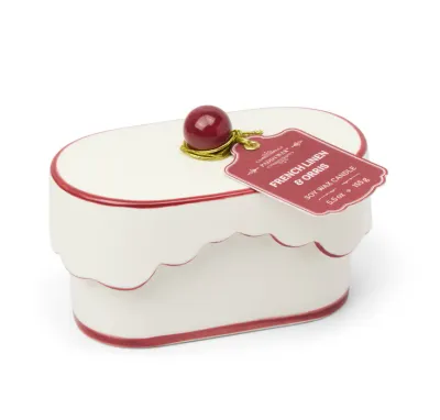 French Linen &amp; Orris Ceramic Candle (5.5 oz)