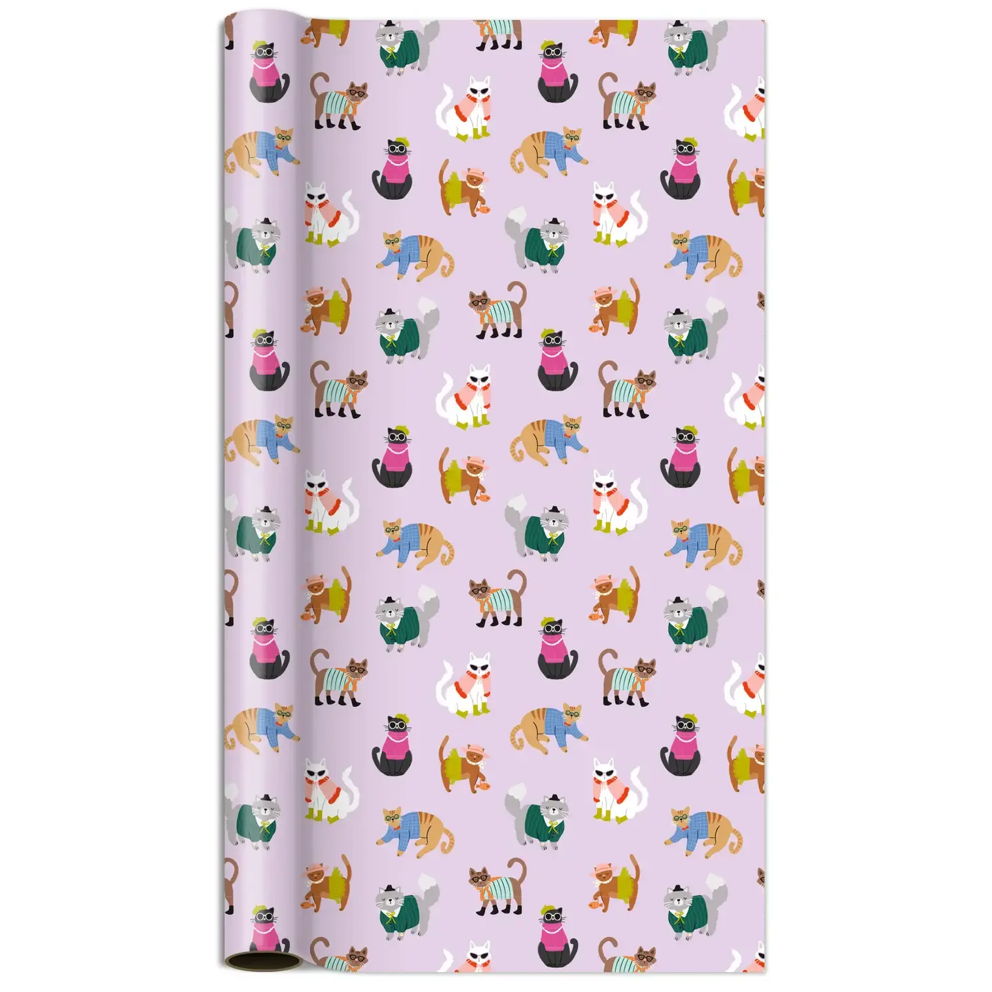 Hipster Cat Gift Wrap