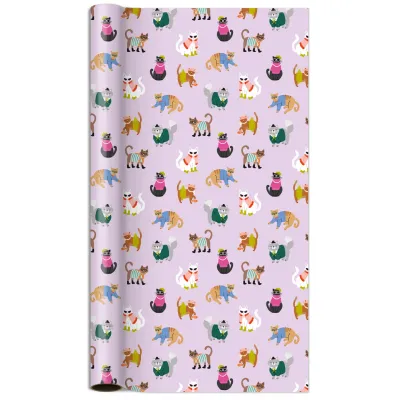 Hipster Cat Gift Wrap