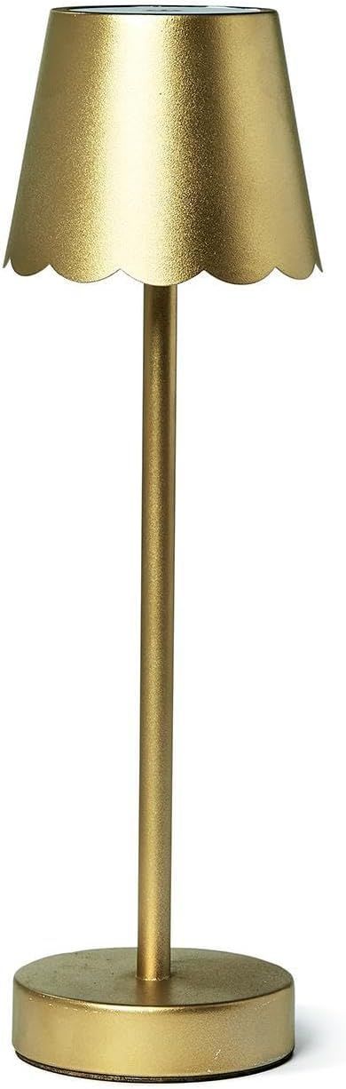 LED Cordless Table Lamp with Scalloped