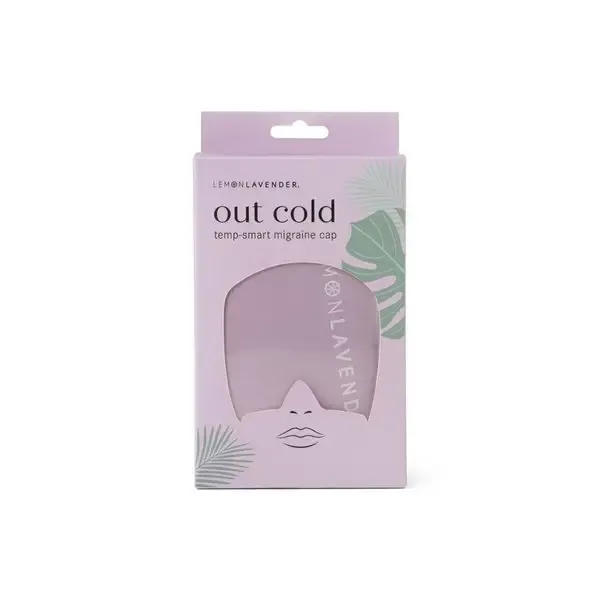 Lemon Lavender Out Cold Temp-Smart Migraine Cap -, Color: Lilac