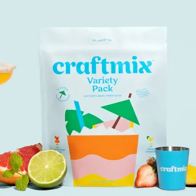Variety Pack Cocktail Mixers - 12 Servings Multipack