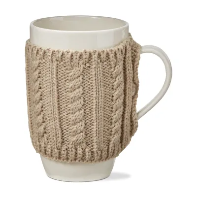 Warm Wishes Sweater Mug - Taupe