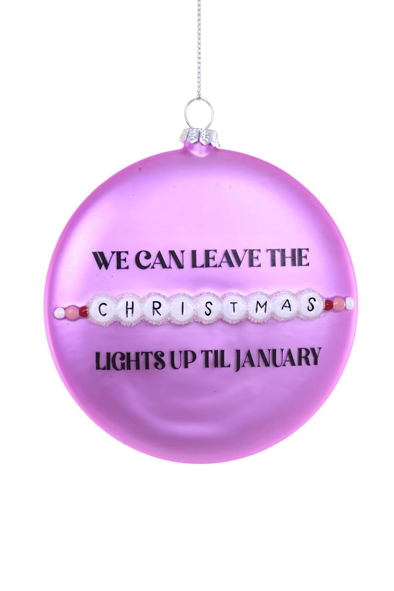 Christmas Lights Swift Ornament