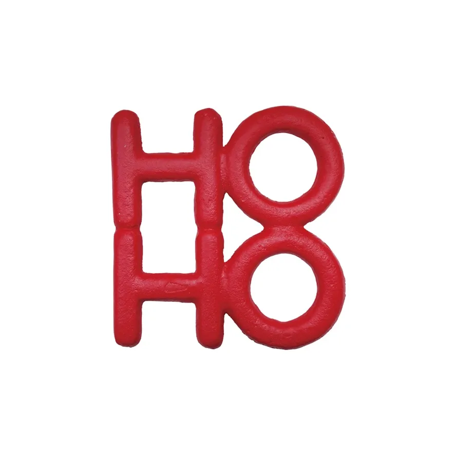&quot;Ho Ho&quot; Cast Iron Trivet