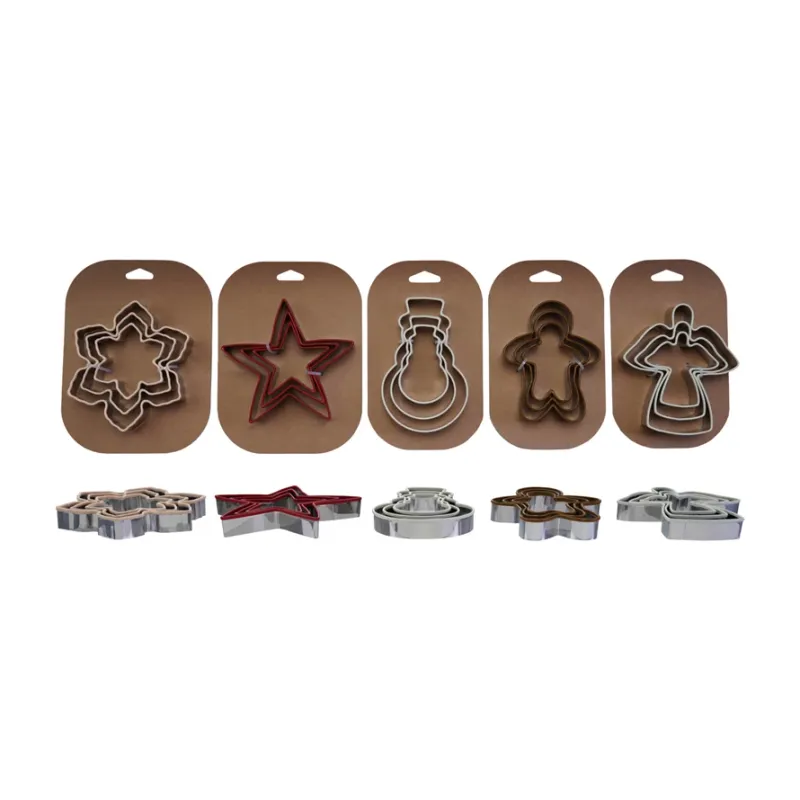 Holiday Cookie Cutters (Set of 3)