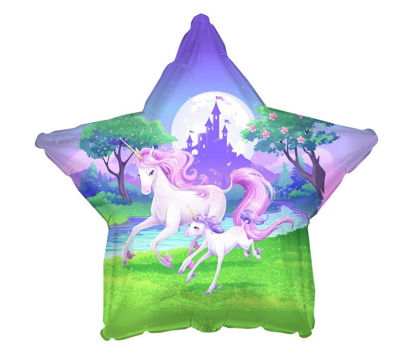 17” Unicorn Fantasy Mylar Balloon