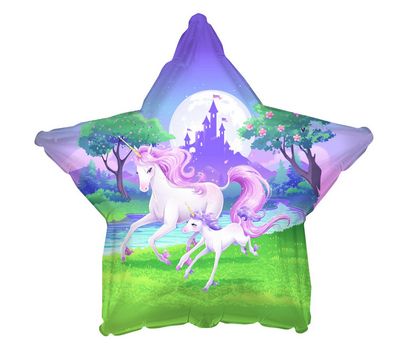 17” Unicorn Fantasy Mylar Balloon