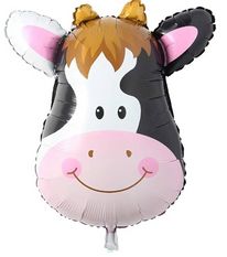 Mylar Balloon - Cow Head 32&quot;