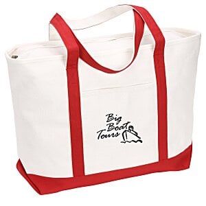 Hoboken Charter School Canvas Large Tote Bag