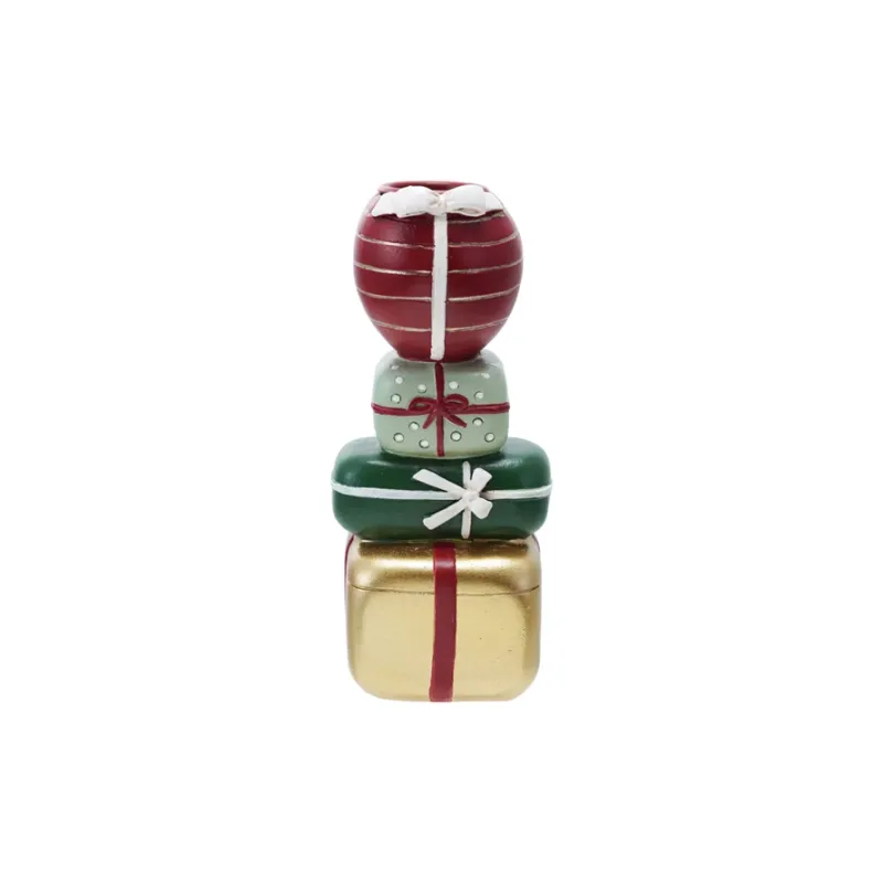 Resin Stacked Gifts Candle Holder