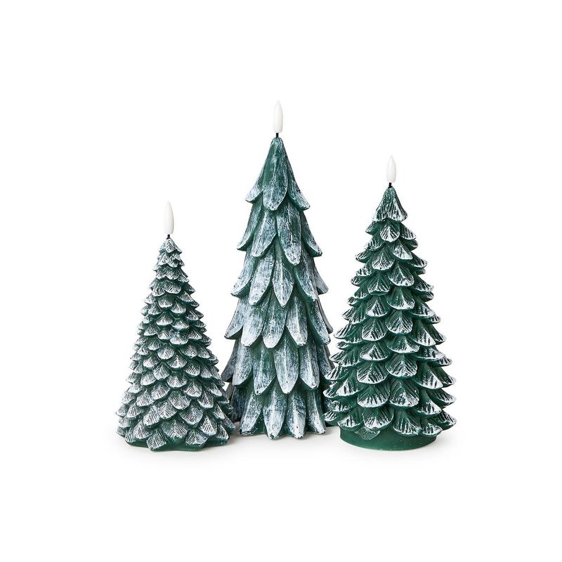 Flameless Flickering Wax Tree Candle