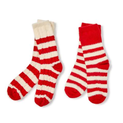Tinsel Toes Striped Socks