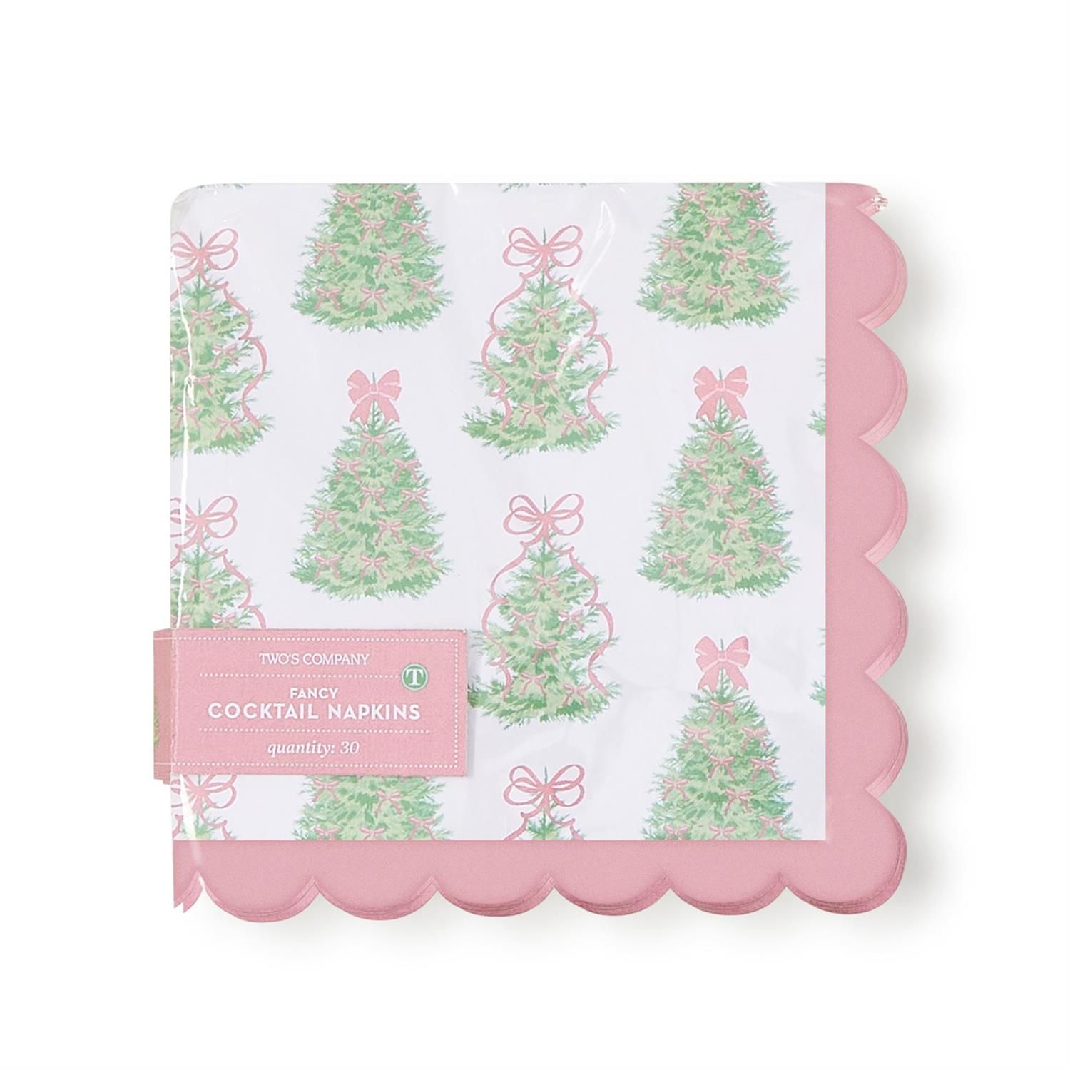 Bow-tiful Trees Cocktail Napkin