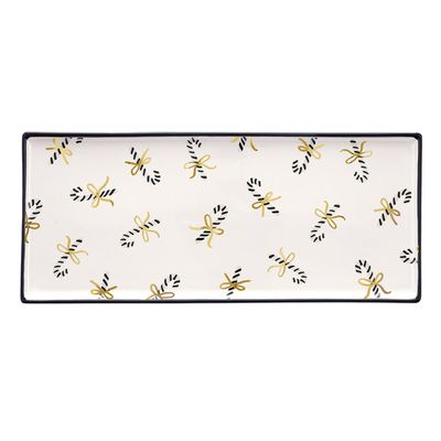 Ceramic Platter - Candy Canes