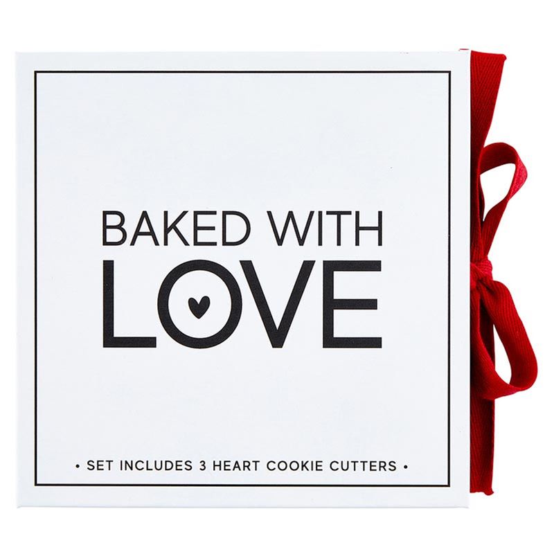 Baked with Love - Heart Cookie Cutter Set