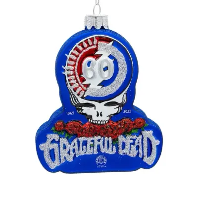 Grateful Dead Glass 60th Anniversary Ornament