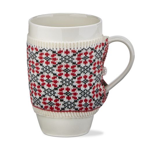 Winter Sketches Flower Sweater Mug