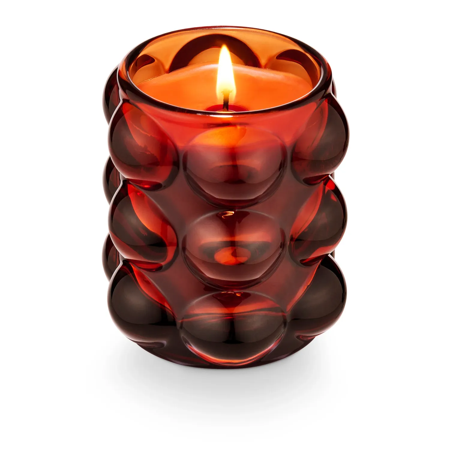 Gilded Citrus Bubble Glass Candle