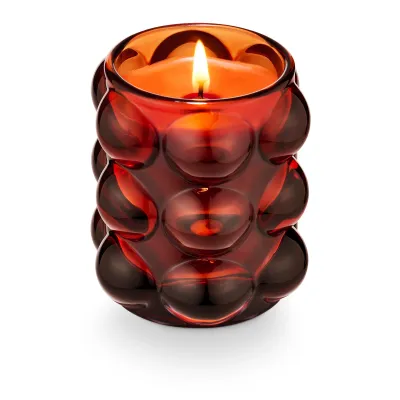 Gilded Citrus Bubble Glass Candle