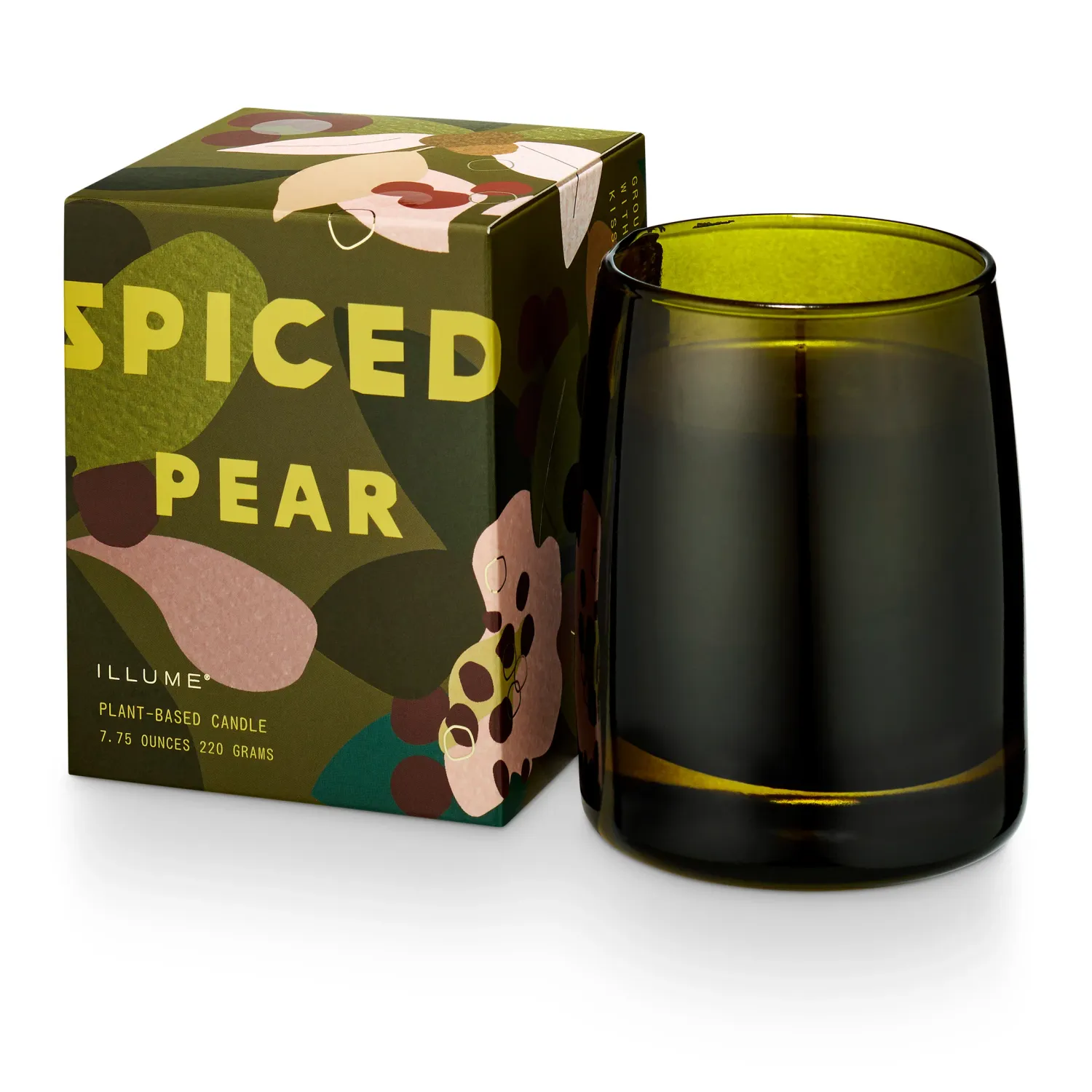 Spiced Pear Boxed Glass Candle