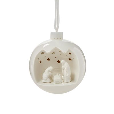 Nativity Scene Light-Up Keepsake Ornament