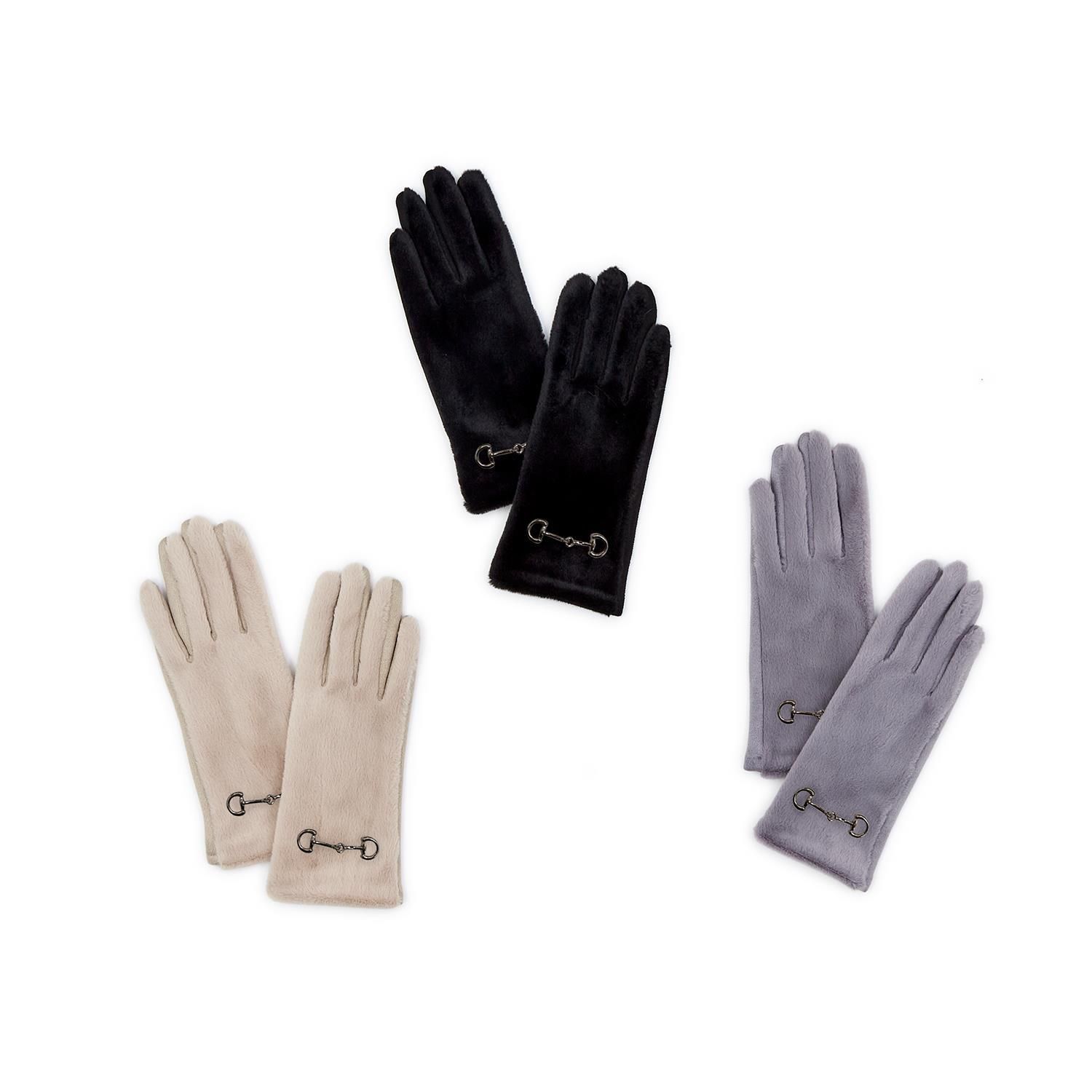 Glove with Metal Keeper