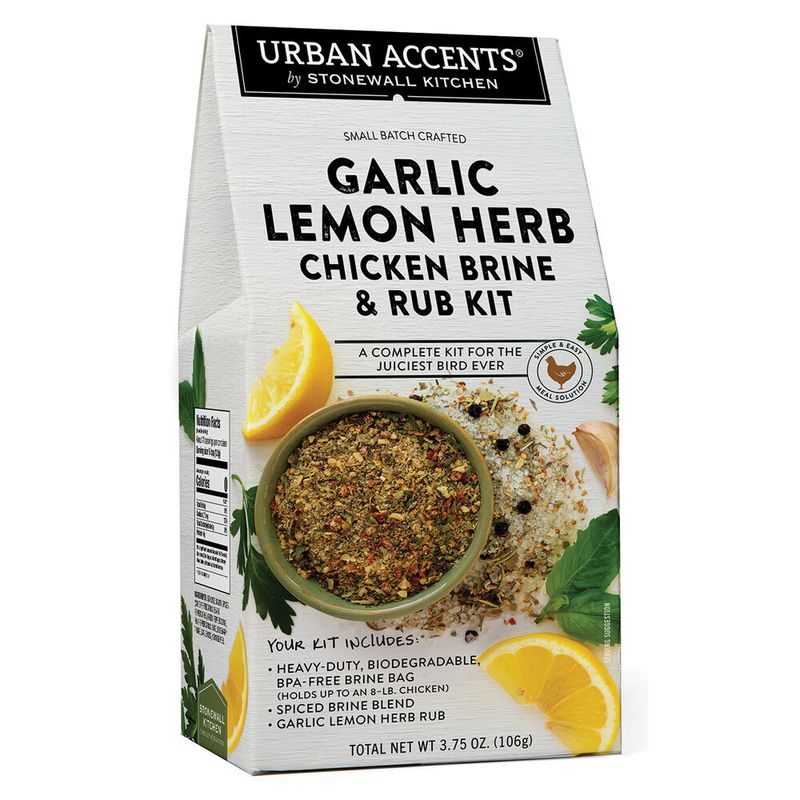 Garlic Lemon Herb Chicken Brine &amp; Rub Kit