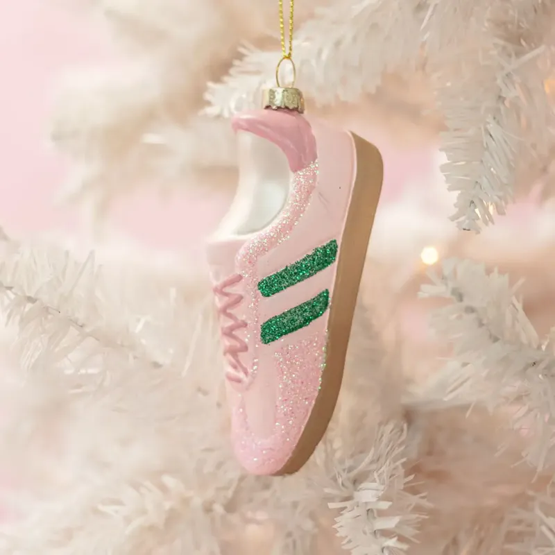 Pink Kicks Christmas Ornament