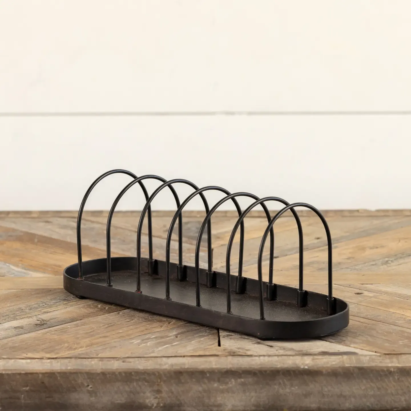 Black 6-Plate Rack
