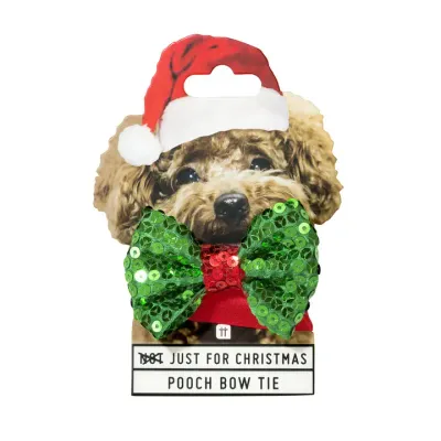 Christmas Dog Bow Tie