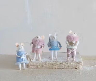 Holiday Mouse Ornaments