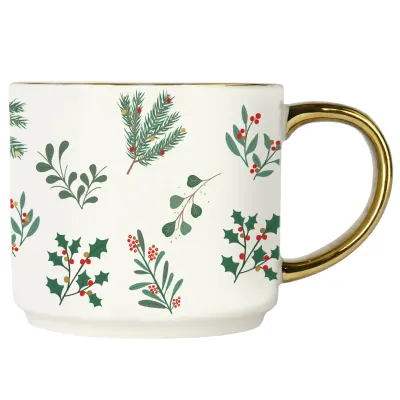 Holiday Greenery Coffee Mug