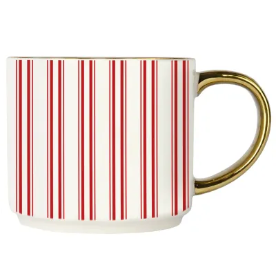 Red Stripe Coffee Mug