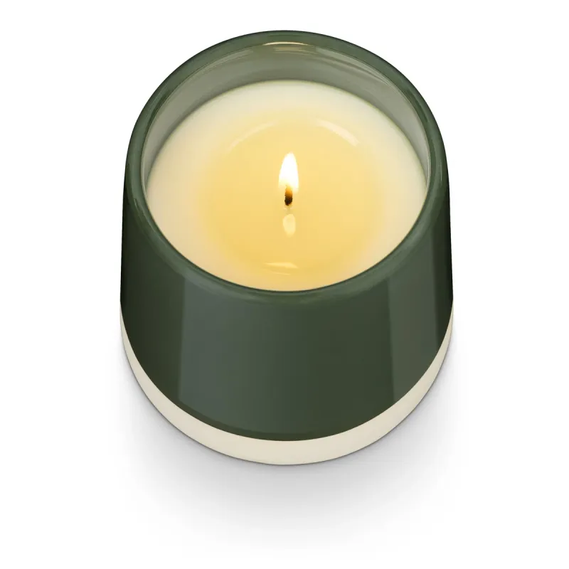 Balsam &amp; Cedar Shine Ceramic Candle
