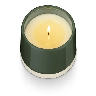 Balsam &amp; Cedar Shine Ceramic Candle